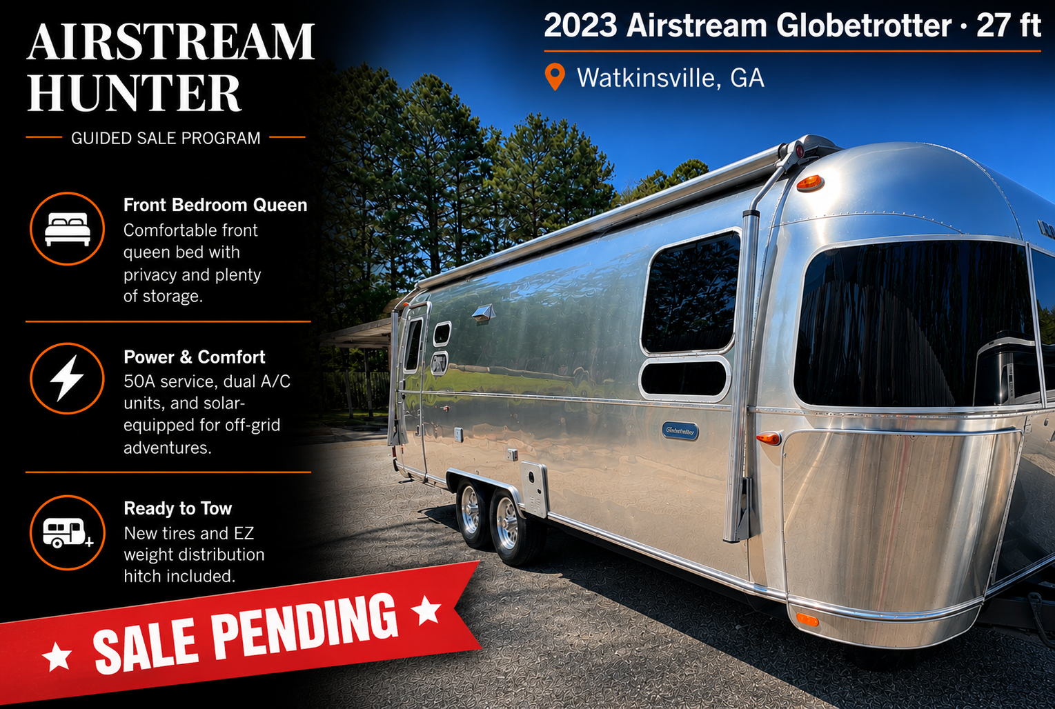 2023 Airstream Globetrotter — $84,900
