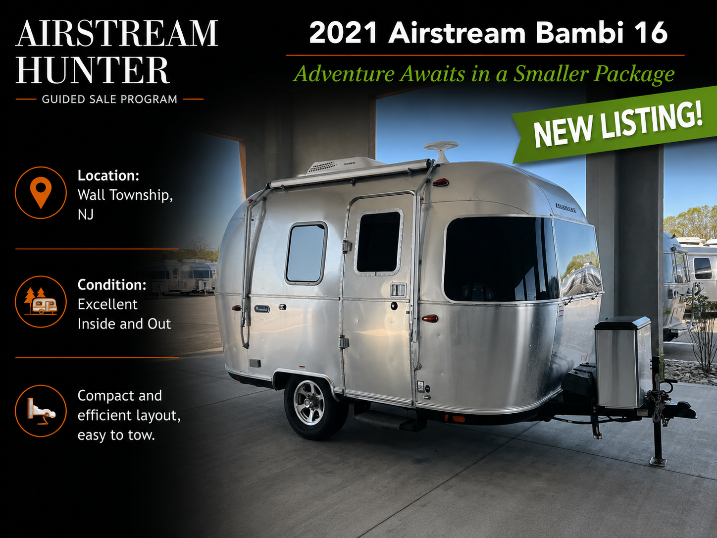 2021 Airstream Bambi — $38,500