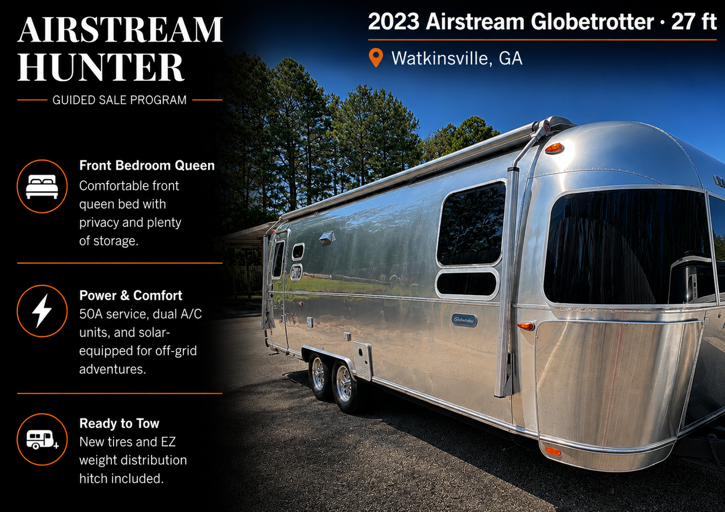 2023 Airstream Globetrotter — $84,900