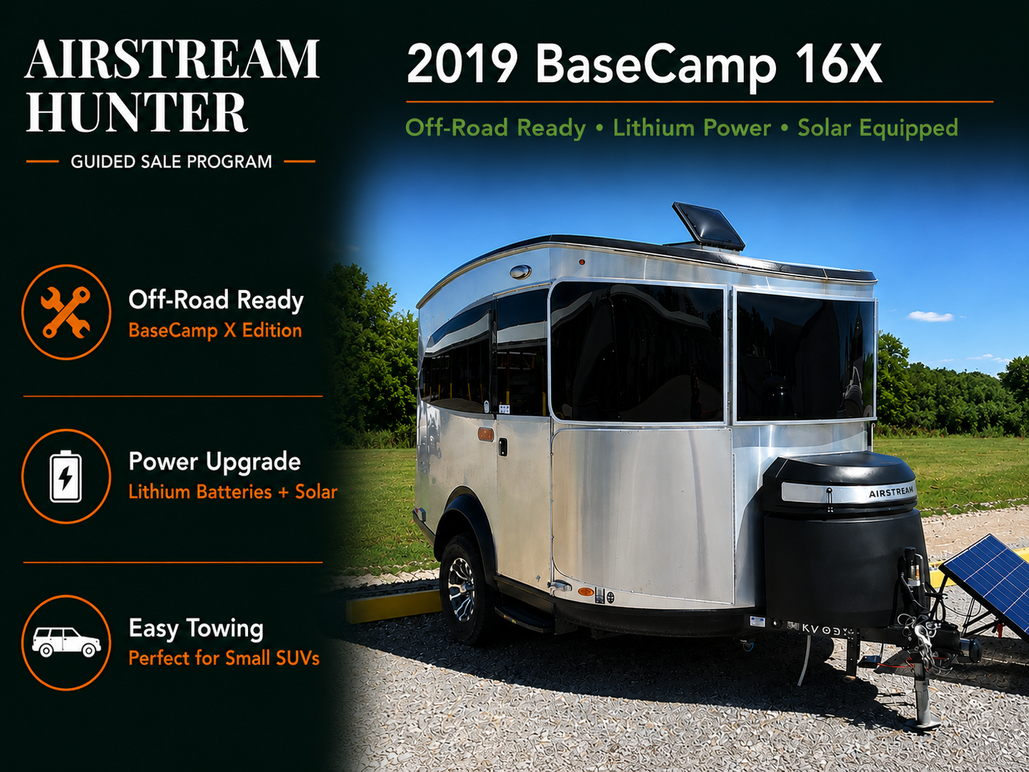 2019 Airstream BaseCamp — $26,900