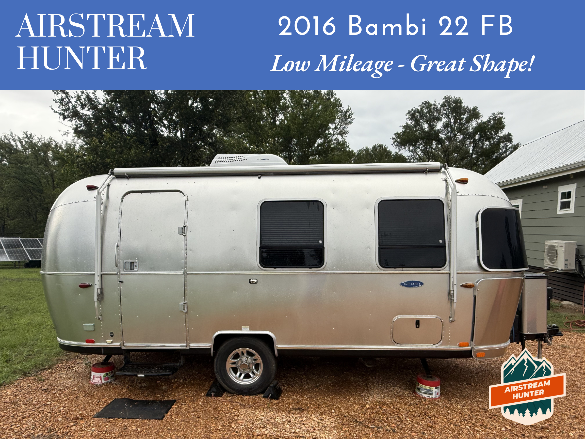 2016 Airstream Bambi — $35,900