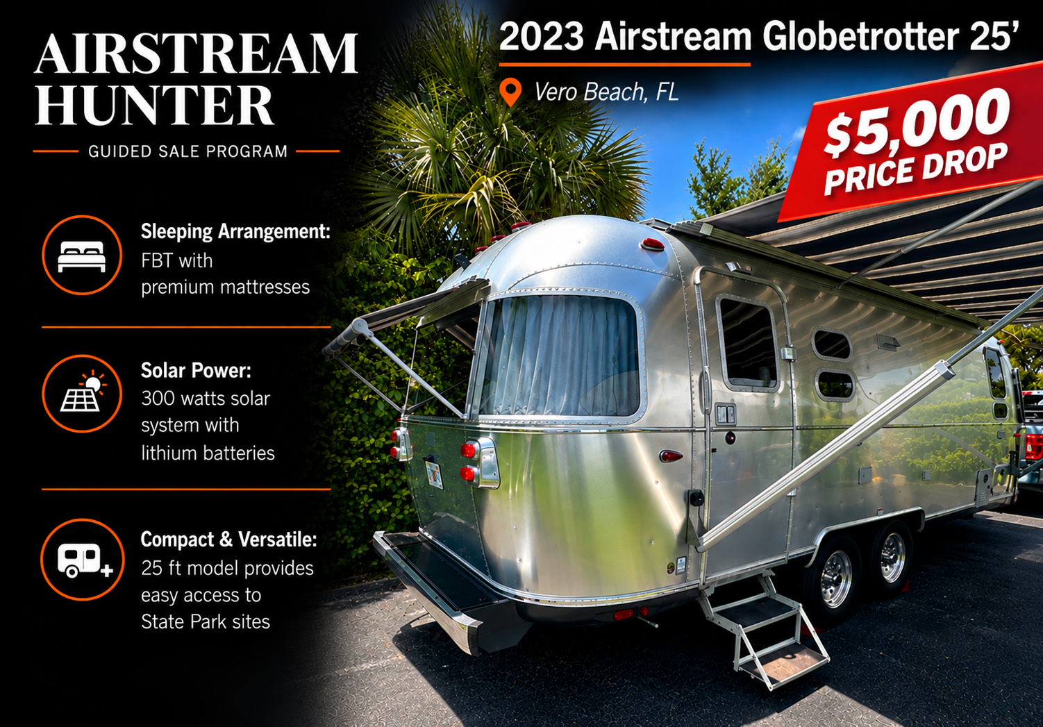 2023 Airstream Globetrotter — $78,500