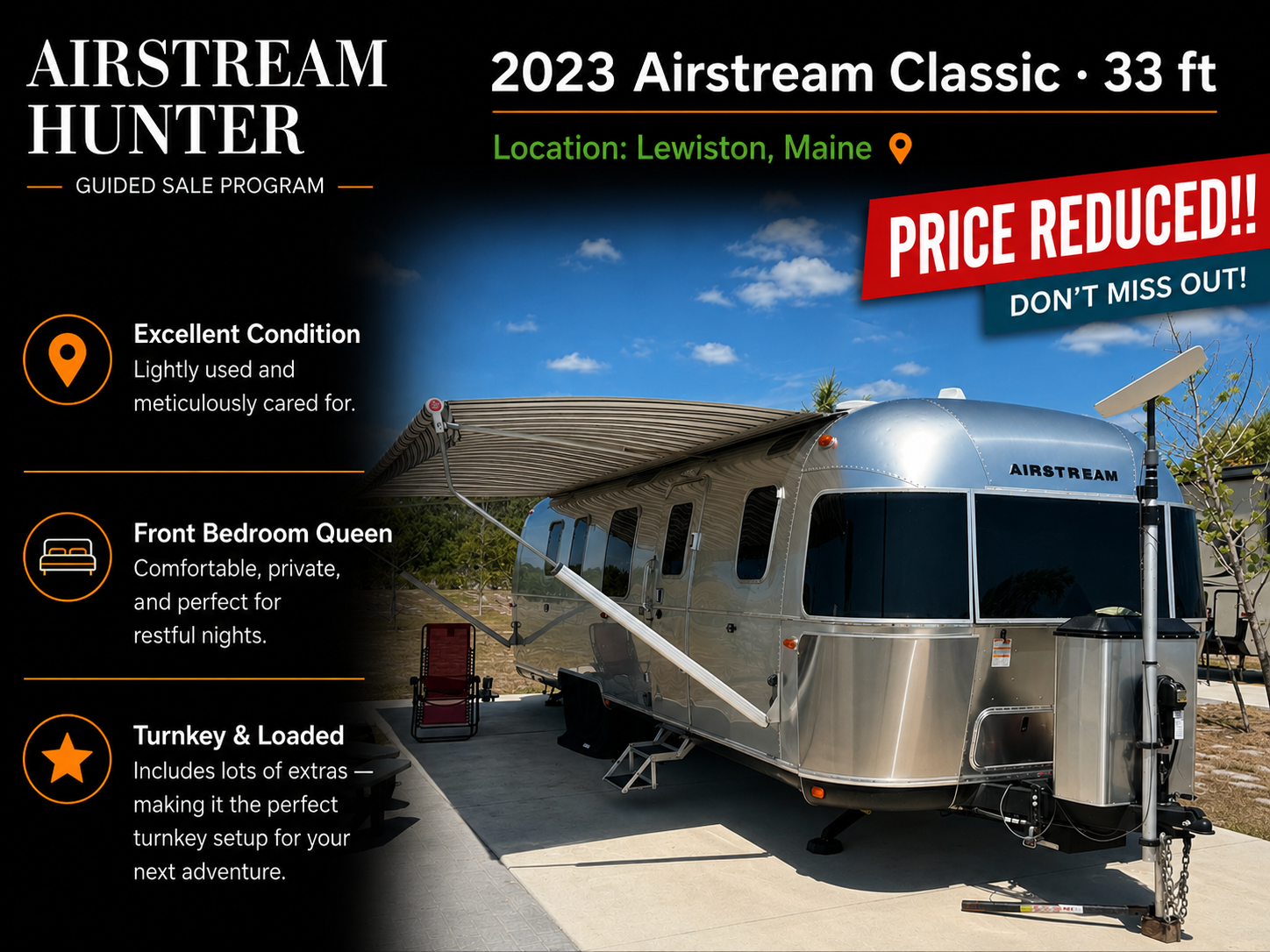2023 Airstream Classic — $110,500