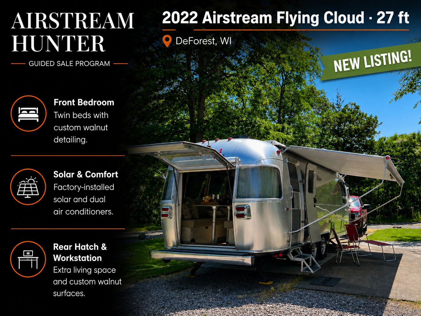 2022 Airstream Flying Cloud — $85,000