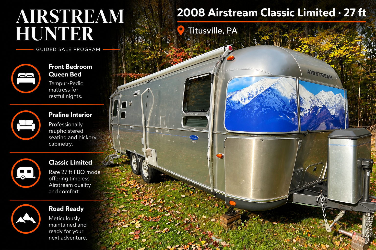 2008 Airstream Classic — $35,000