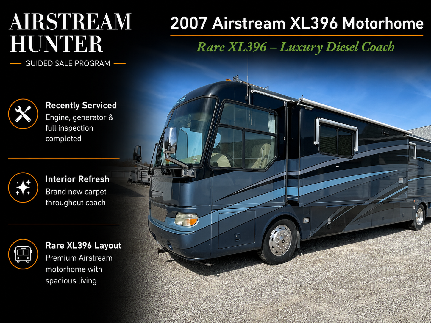 2007 Airstream Motorhome — $59,900