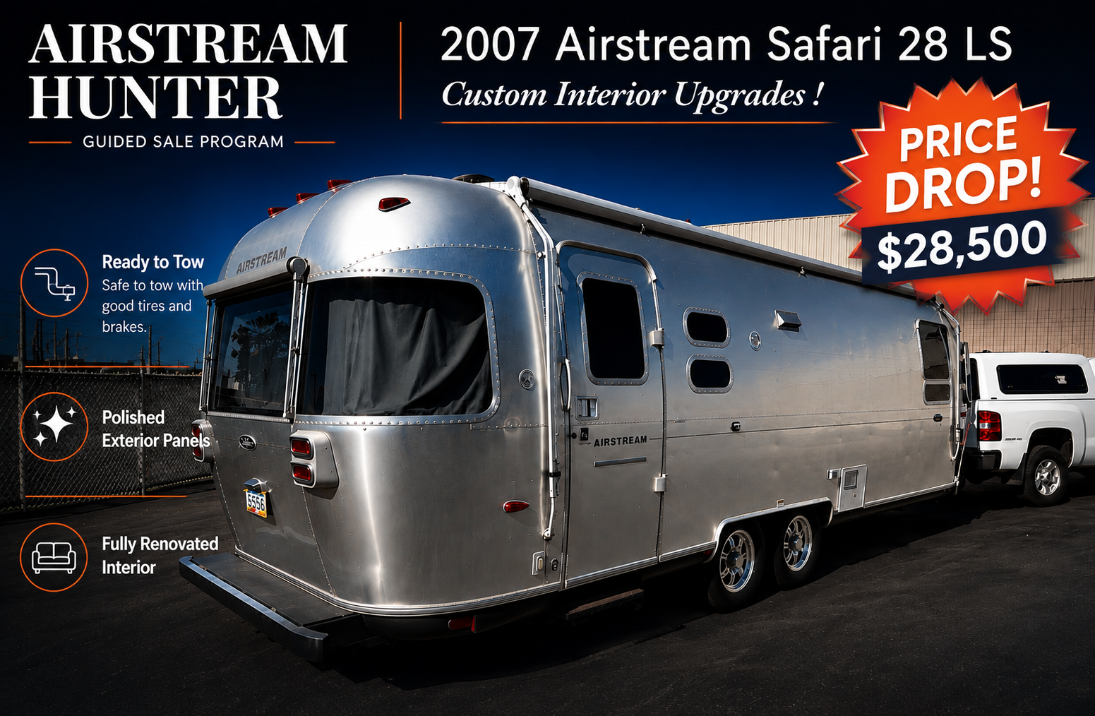 2007 Airstream Safari — $28,500