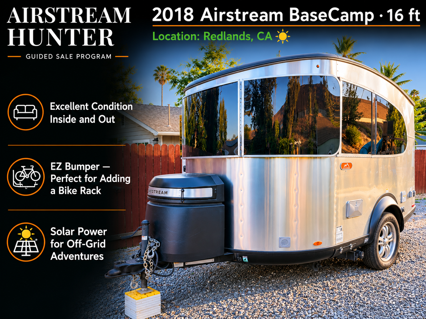 2018 Airstream BaseCamp — $23,900