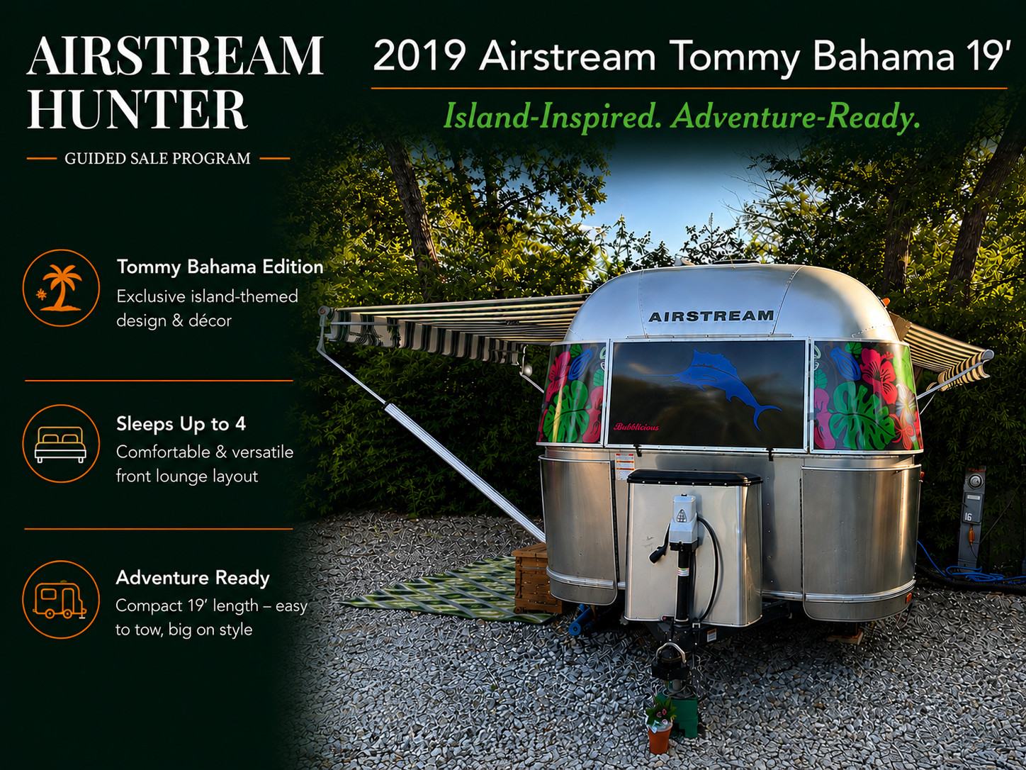 2019 Airstream Tommy Bahama — $52,000