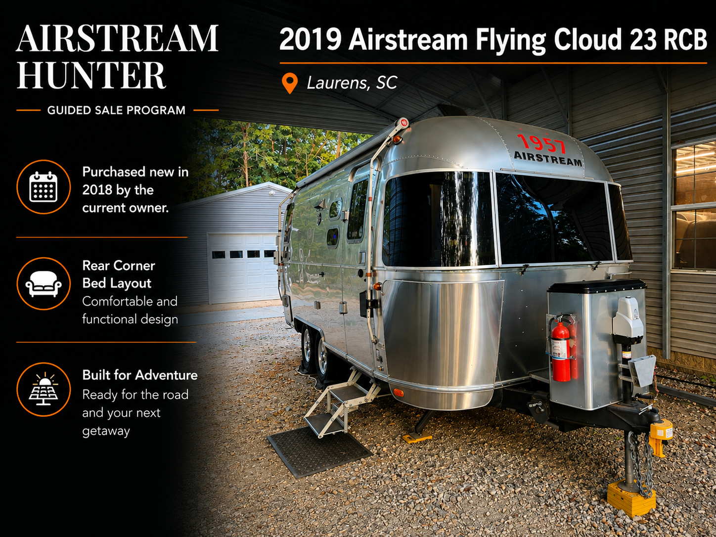 2019 Airstream Flying Cloud — $49,500
