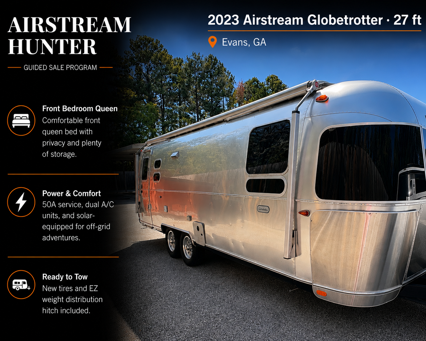 2023 Airstream Globetrotter — $84,900