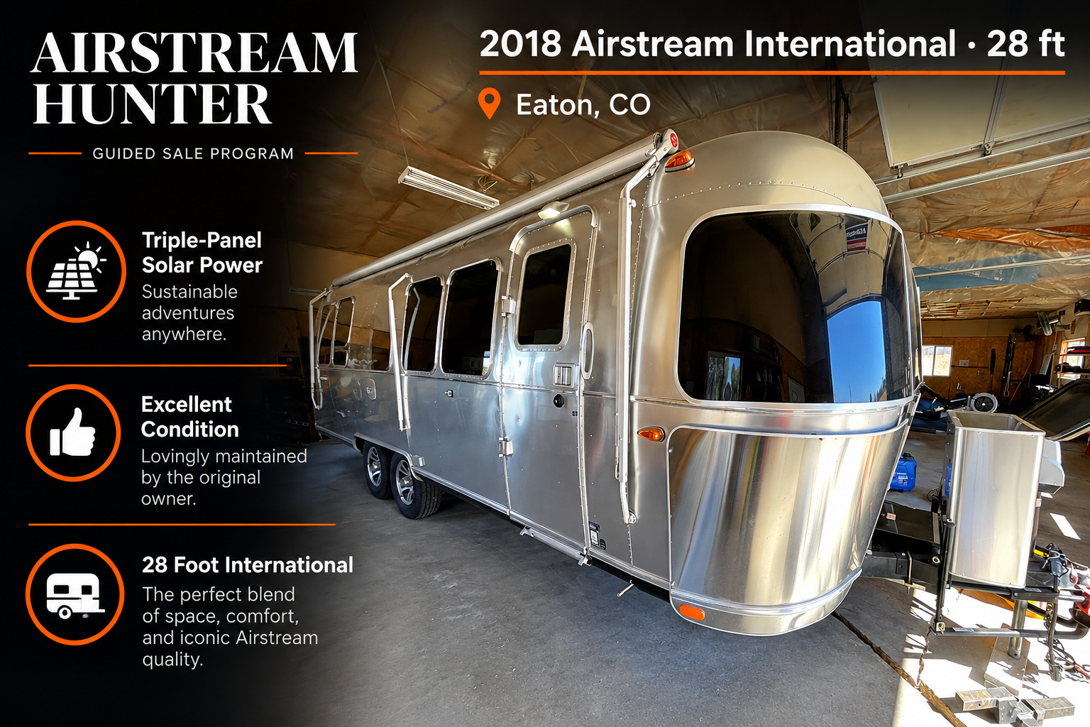 2018 Airstream International — $65,000
